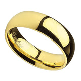Edwin Earls Men's Gold- Plated Titanium Wedding Ring - Durable and Sophisticated Wedding Engagement Band
