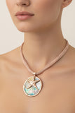 Necklace with a starfish pendant 