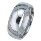 His Hers Halo Cz Wedding Ring Set Stainless Steel & Titanium Rings