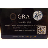 Moissanite rings with certificate