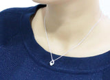 Silver Necklaces & Pendants with Decorative Design and Center Stone