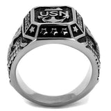 Men's United States Navy Ring in Stainless Steel