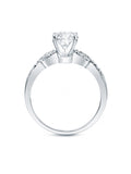 Women's 1.50 Ct Round Cut Cz Infinity Wedding Ring Set 925 Sterling Silver - Edwin Earls Jewelry