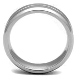 Men's Stainless Steel Brushed Finished Wedding Ring Band  Sizes 8-13