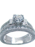 His Hers Wedding Ring Sets Cz  Matching Wedding Ring Set - Edwin Earls Jewelry