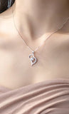 Forever Heart Pendant & Chain Solitaire Cz Heart in Sterling Silver - Edwin Earls Jewelry